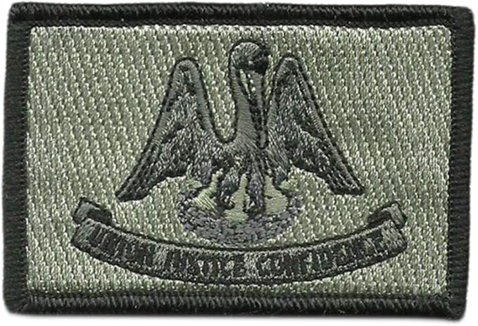 Gadsden and Culpeper Tactical State Patch - Louisiana - View Colors