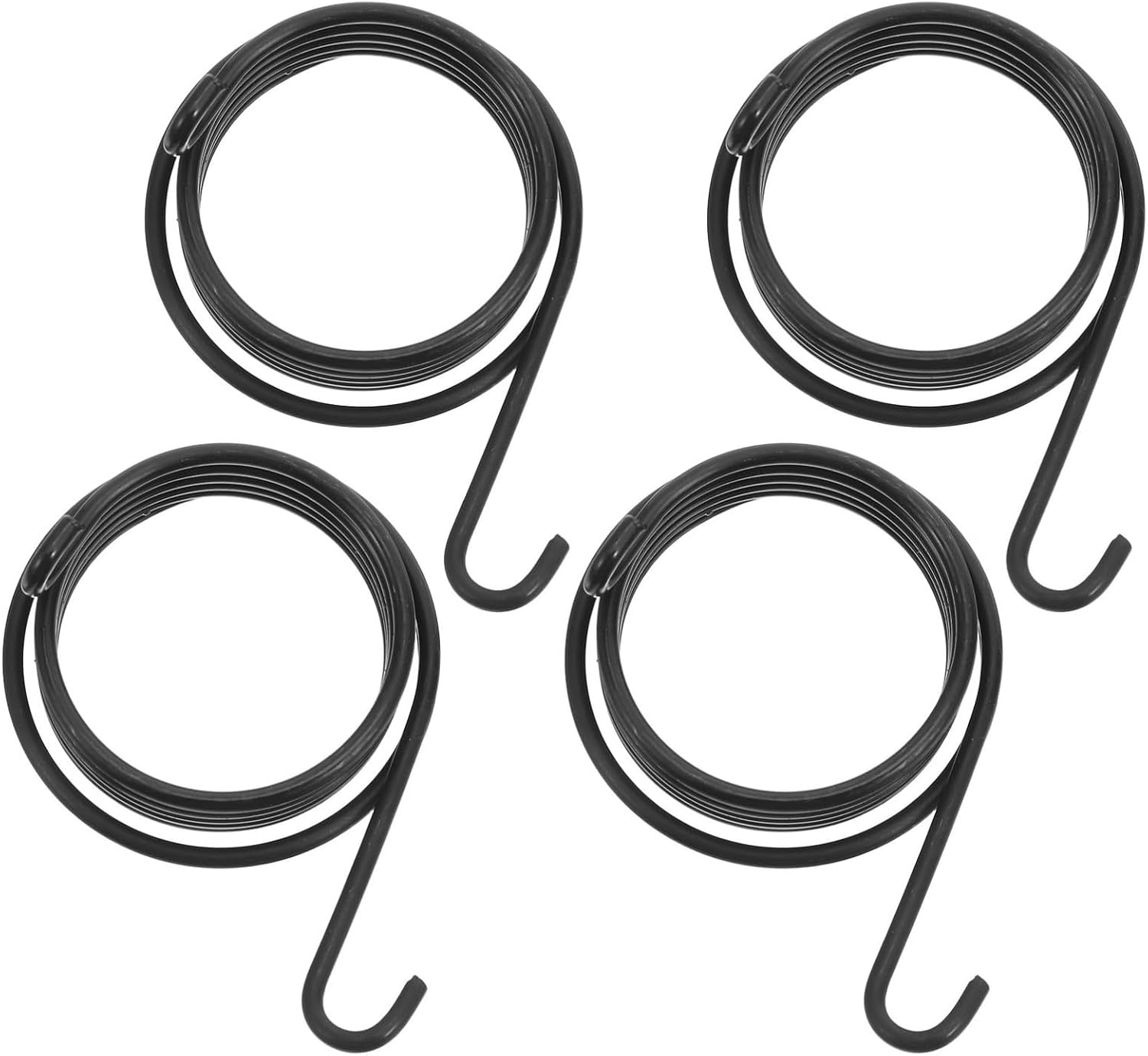 Motorcycle Pedal Return Springs Metal Brake Pedal Springs Replacement Kit 4pcs for Go Kart and Motorbike