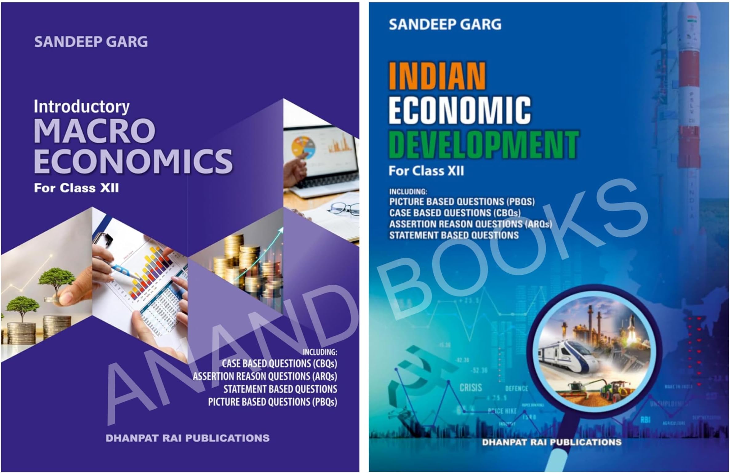 Sandeep Garg Class 12 Economics 2025-26 Examinations (Highest Selling Economics Class 12 Sandeep Garg Combo Set of 2 Books- Macro Economics and Indian Economic Development)