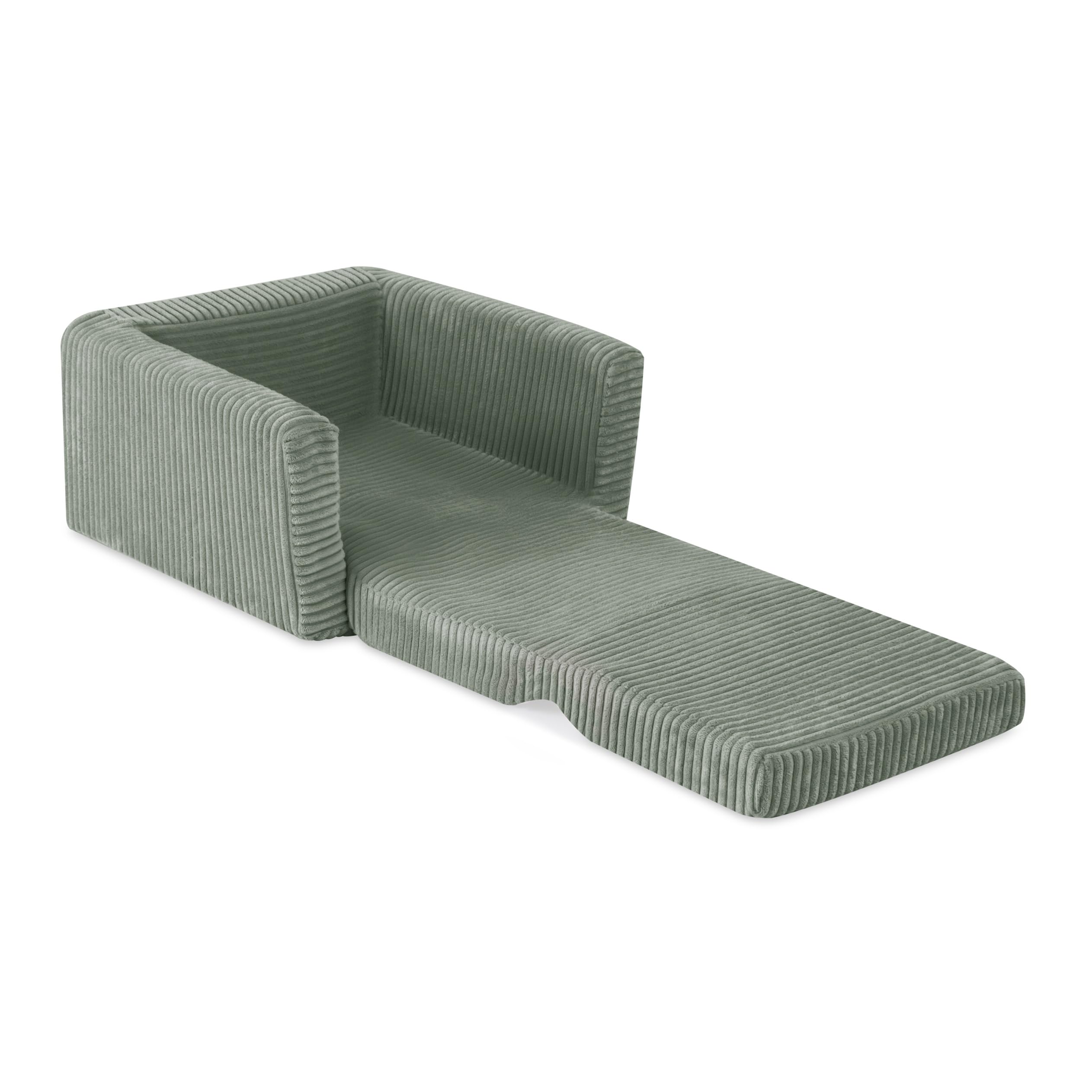 MISIOO Cubie, Fauteuil pour Enfant, en Velours côtelé, Pliable, pour Chambre d'enfant, Petit Fauteuil pour bébé, Fauteuil Doux pour Chambre d'enfant, Petit Fauteuil pour bébé pour Les Tout-Petits