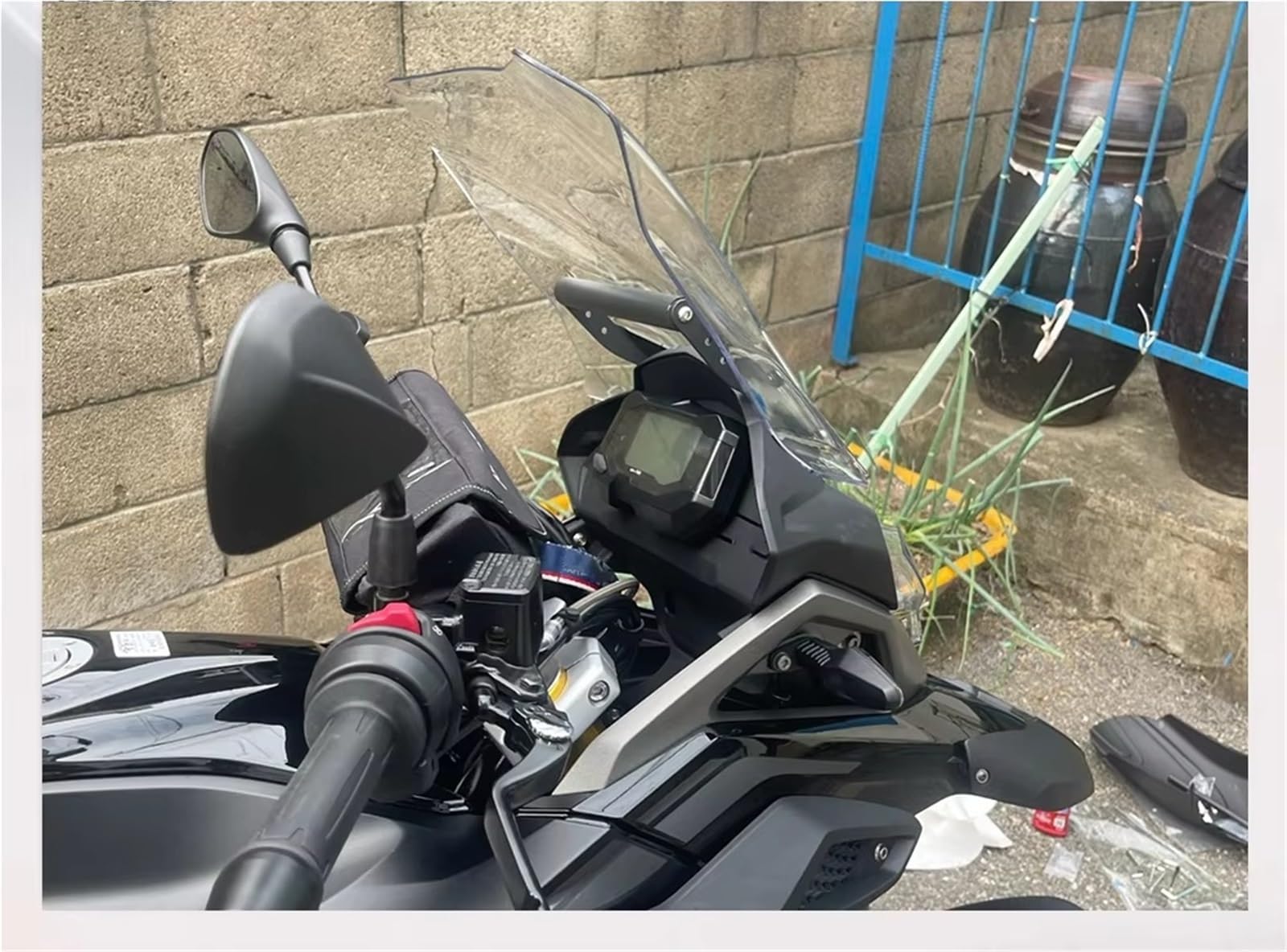 Porta cellulare per moto Supporto Piastra Navigazione GPS Per Telefono Moto Per BMW G310GS G 310 GS G310R G 310GS G310 R Adattamento Al Manubrio Supporto Telefono Moto