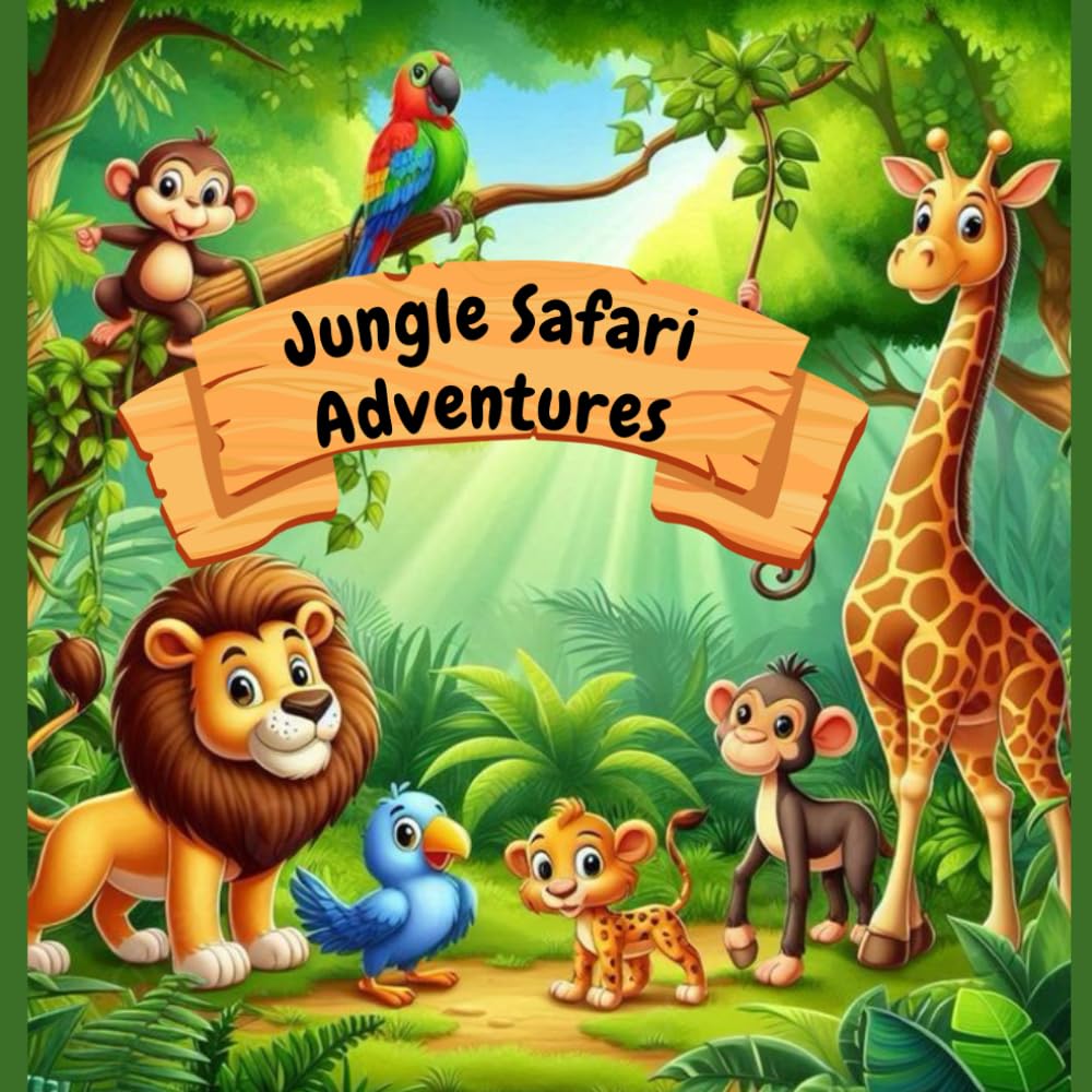 Jungle Safari Adventures: A Premium Animal Coloring Book for Kids