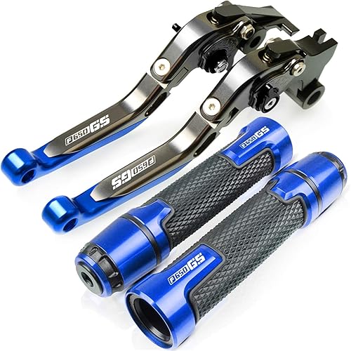 Motorcycle Clutch Grip Set For BMW F650GS F 650GS 2000 2001 2002 2003 2004 2005 F 650 GS Motorcycle CNC Brake Clutch Lever+22MM Handle Grips