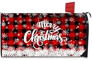 Merry Christmas Mailbox Cover Magnetic Standard - Create Warm Festive Atmosphere
