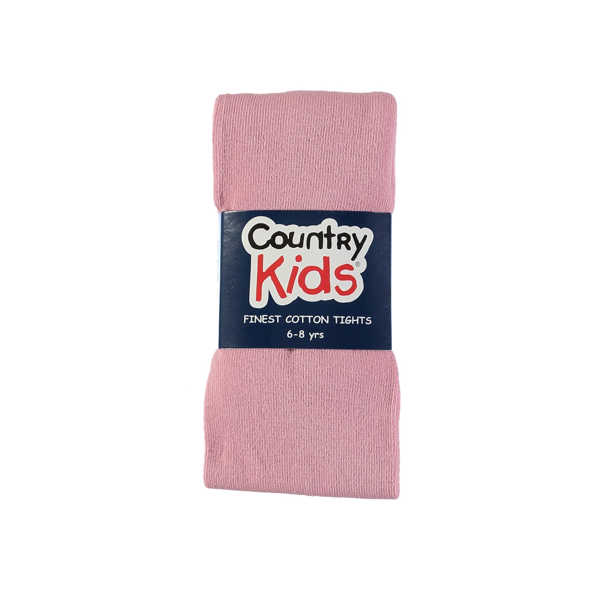 Country Kids Luxury Cotton Tights, Antique Rose 12-15 Years