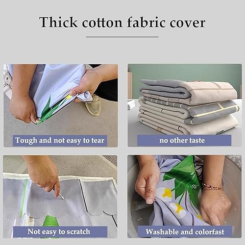 Miniatura 6 de large closets Large Closet Metal Steel Rack Clothes Closet with Clothes Rail Closets for Bedroom Thick Cloth Portable Wardrobe Closet Space-saving