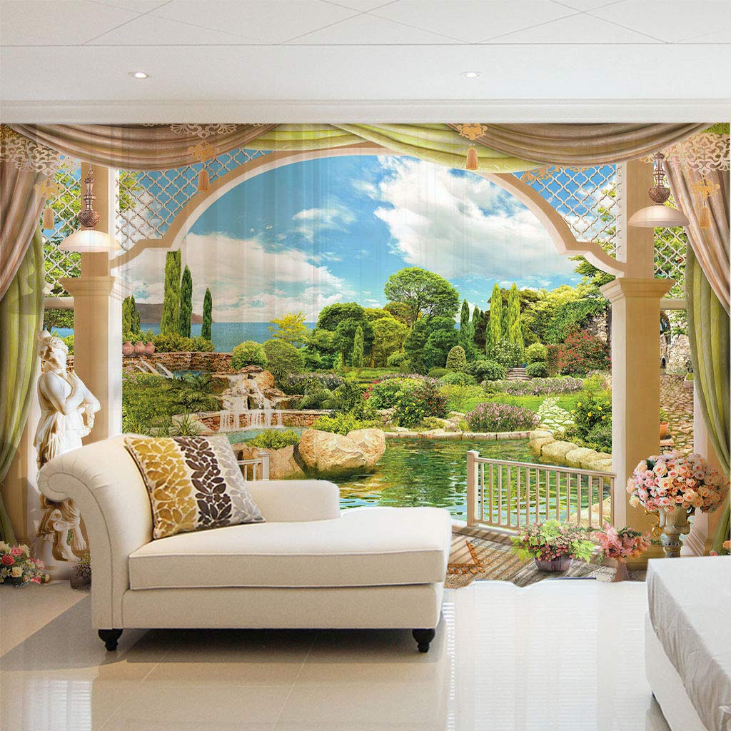 Rideaux voilage à œillet semi-transparent 132x175cm pour salon et chambre - Lot de 2 panneaux