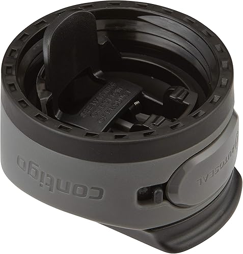 Miniatura 38 de Contigo - Botella de agua con autosellado, 24 onzas, tapa negra (Licorice)