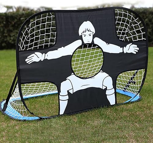 Miniatura 4 de Red de portería de fútbol para niños pequeños, portería de fútbol portátil de repuesto para entrenamiento emergente, redes de fútbol para patio