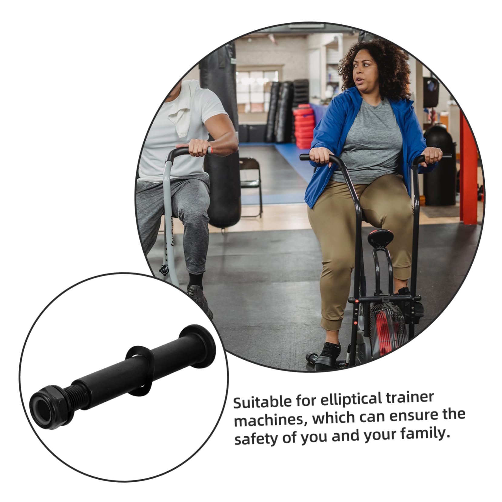 VANZACK 5stücke Elliptischer Trainer Schraubensatz Rolled Steel Langlebige Befestigungsteile Für Fitnessgeräte Einfach Zu Installierende Ersatzschrauben Für Elliptische Maschinen