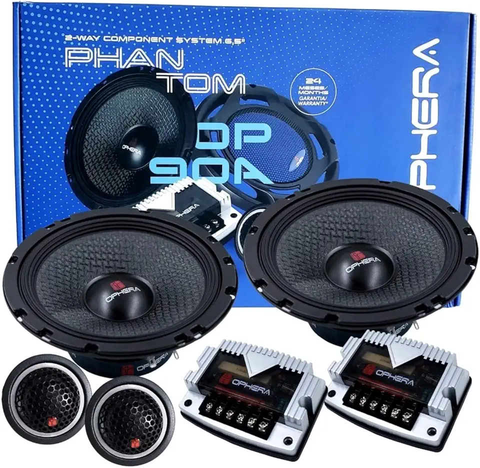 Kit 2 Vias OP90A 180W Rms Alto Falantes 6" 4 Ohms Ophera - 4302