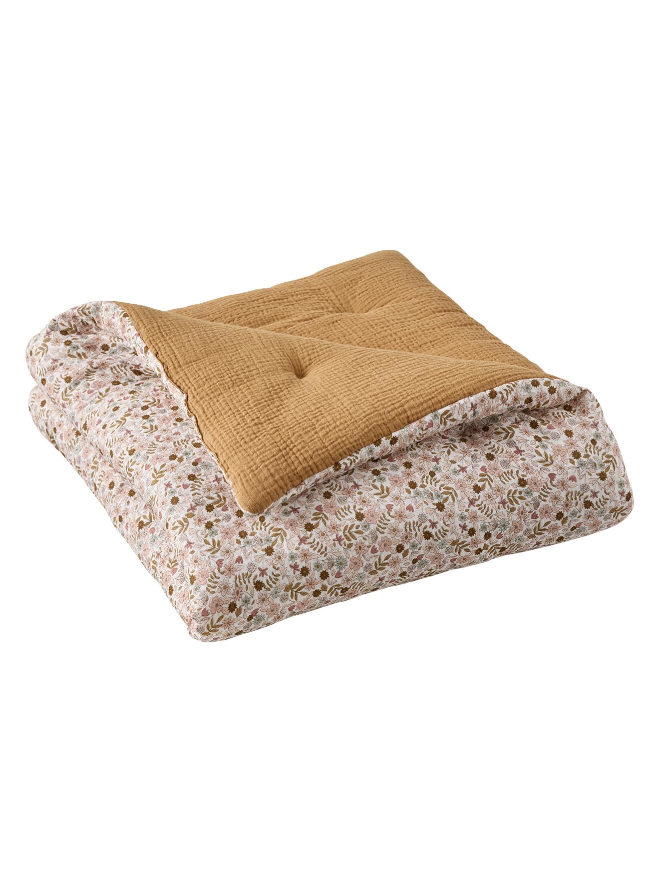 VERTBAUDET Tapis de Sol/Fond de Parc Flora Caramel 75X100