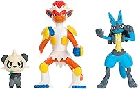 Vista 11 de Pokemon Figura de batalla Arcanine, Charmeleon y Cyndaquil exclusiva de 3 pulgadas, paquete de 2