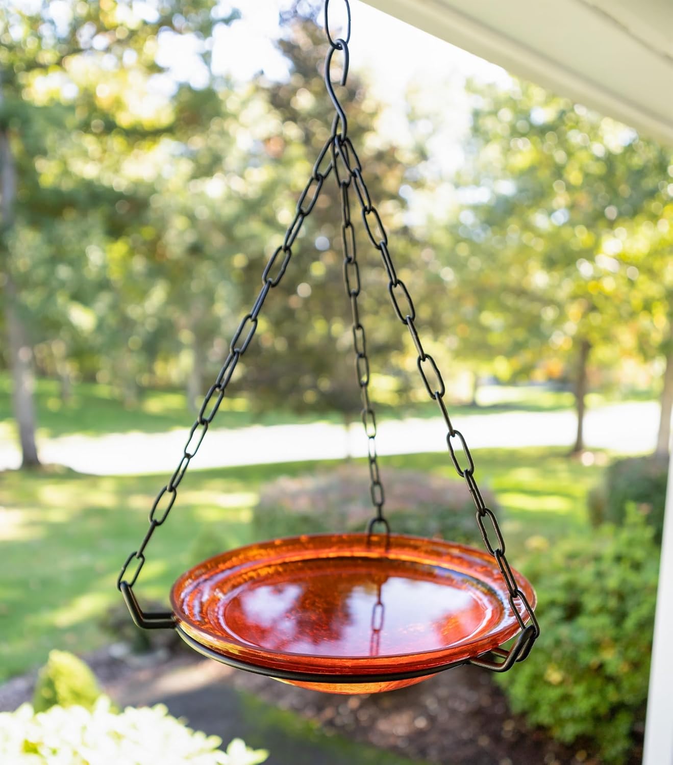 12" Mandarin Hanging Birdbath