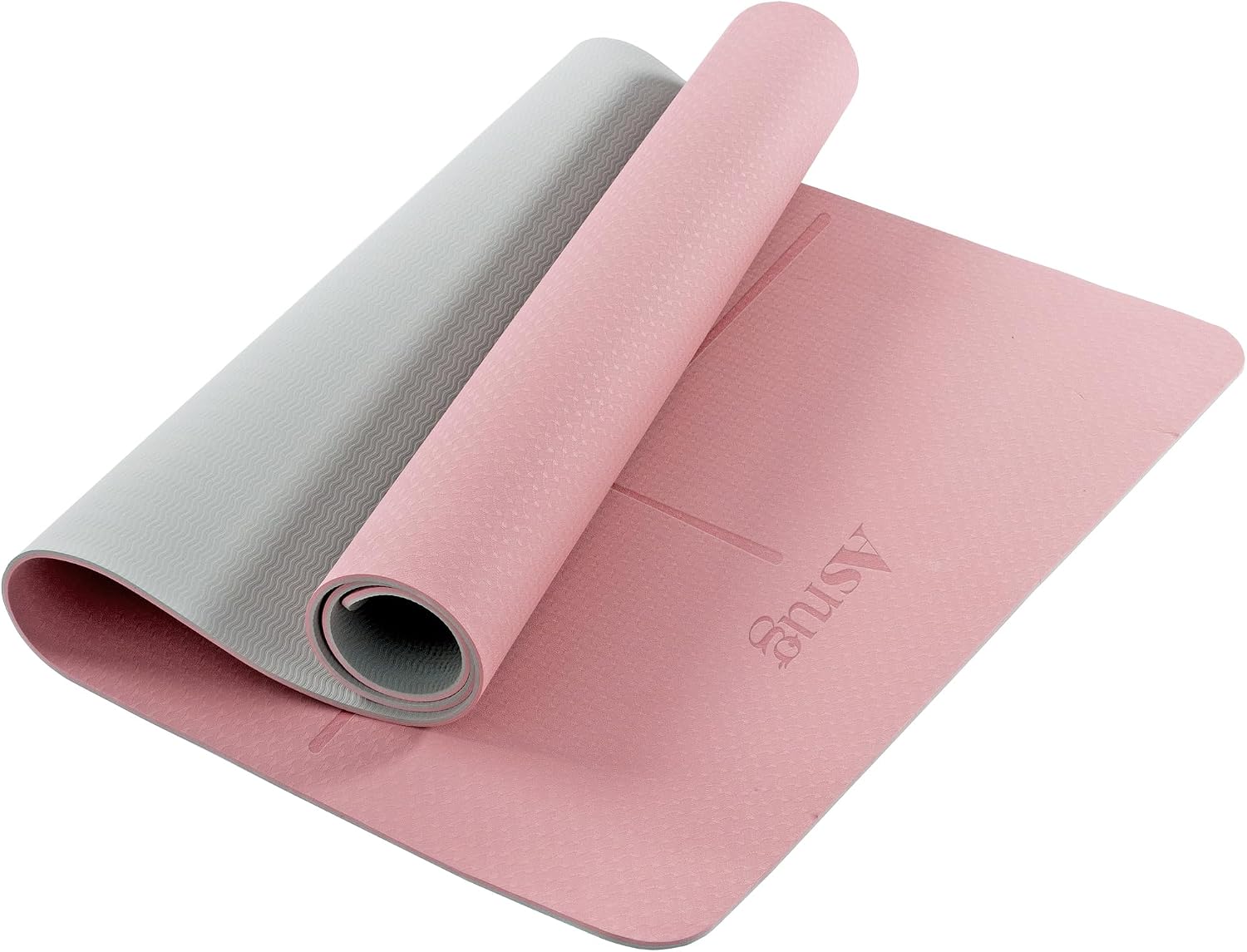 Pink Non Slip Yoga Mat Thick Exercise Mat for Yoga Pilates Meditation Yoga Mats Yogamat Ideal for Home Gym and Fitness Training