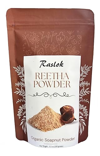 SoapnutArithaReetha Powder para el cuidado del cabello Natural Sin conservantes ni aditivos añadidos (3.52 oz)