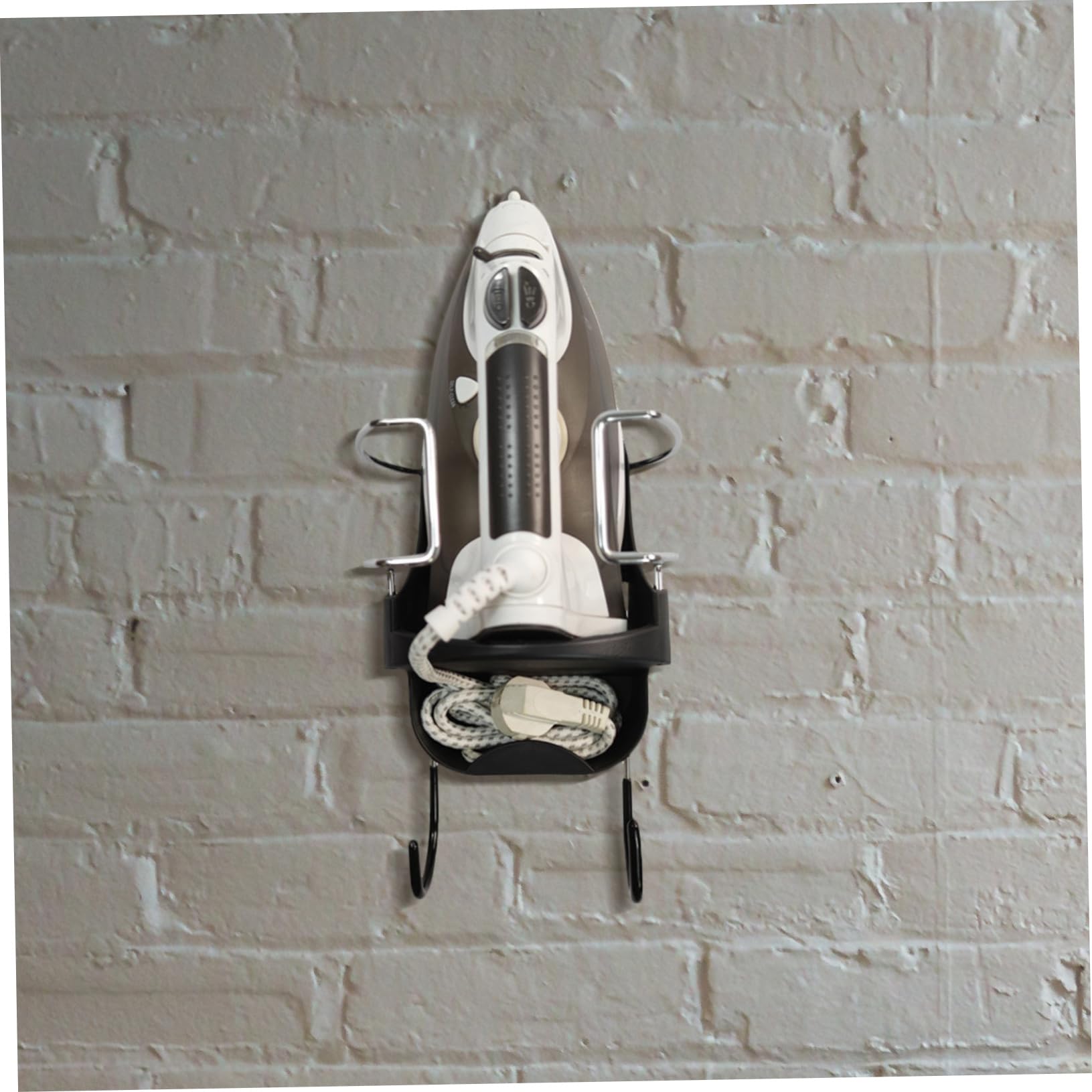 MAGICLULU Support Mural pour Fer à Repasser en Pbt Charge Fort 36x15,5x13 Cm pour Salle de Repassage Domestique