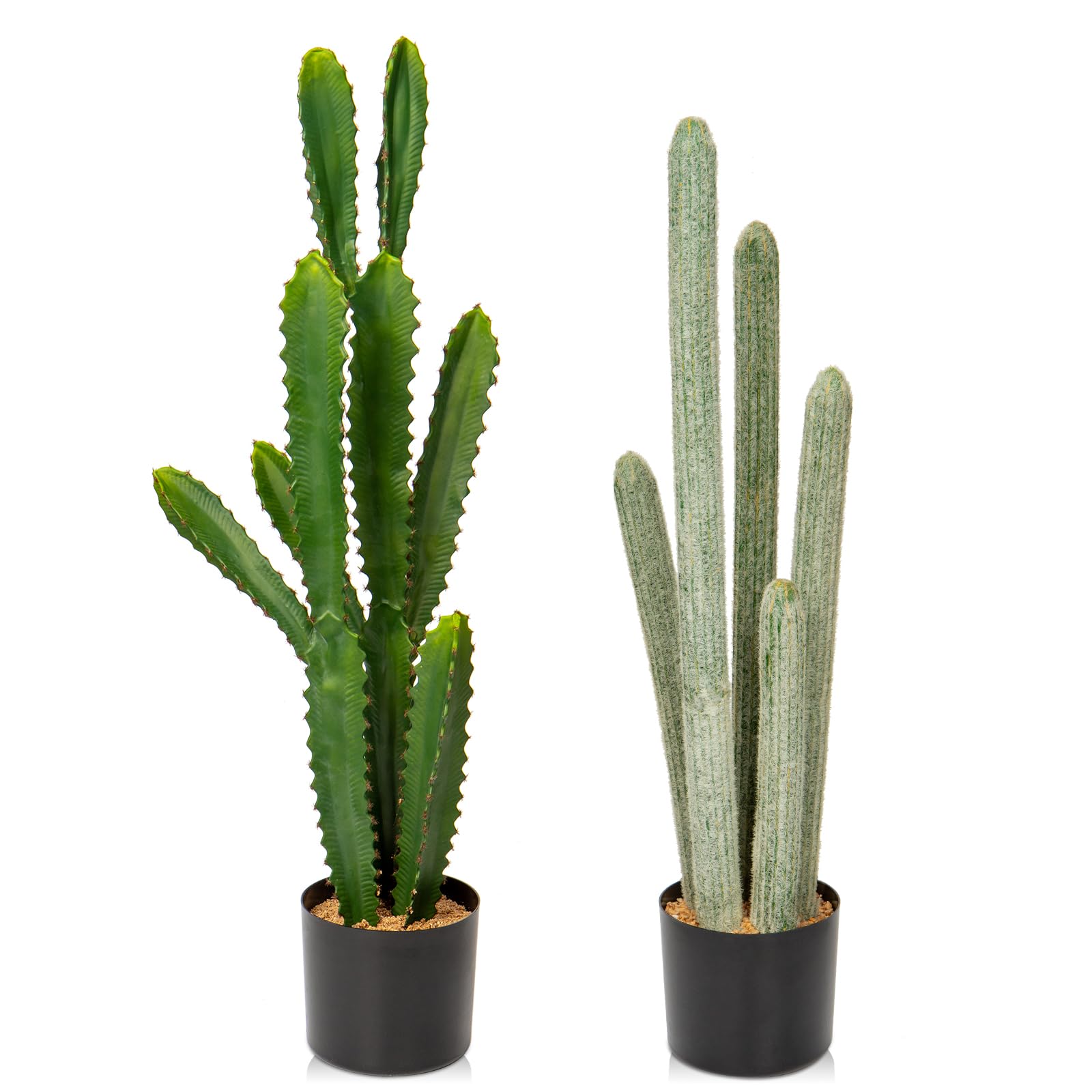 Amazon.com: DILATATA 29.5”+32.5” Tall Fake Cactus Plant Potted Amazon.com: DILATATA 29.5”+32.5” Tall Fake Cactus Plant Potted