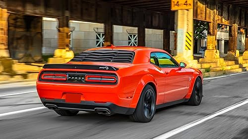 Vista 11 de Rejillas de ventana trasera y lateral para Dodge Challenger 2008-2020 2021 2022 2023, cubierta de ventilación estilo GT Lambo, ajuste personalizado