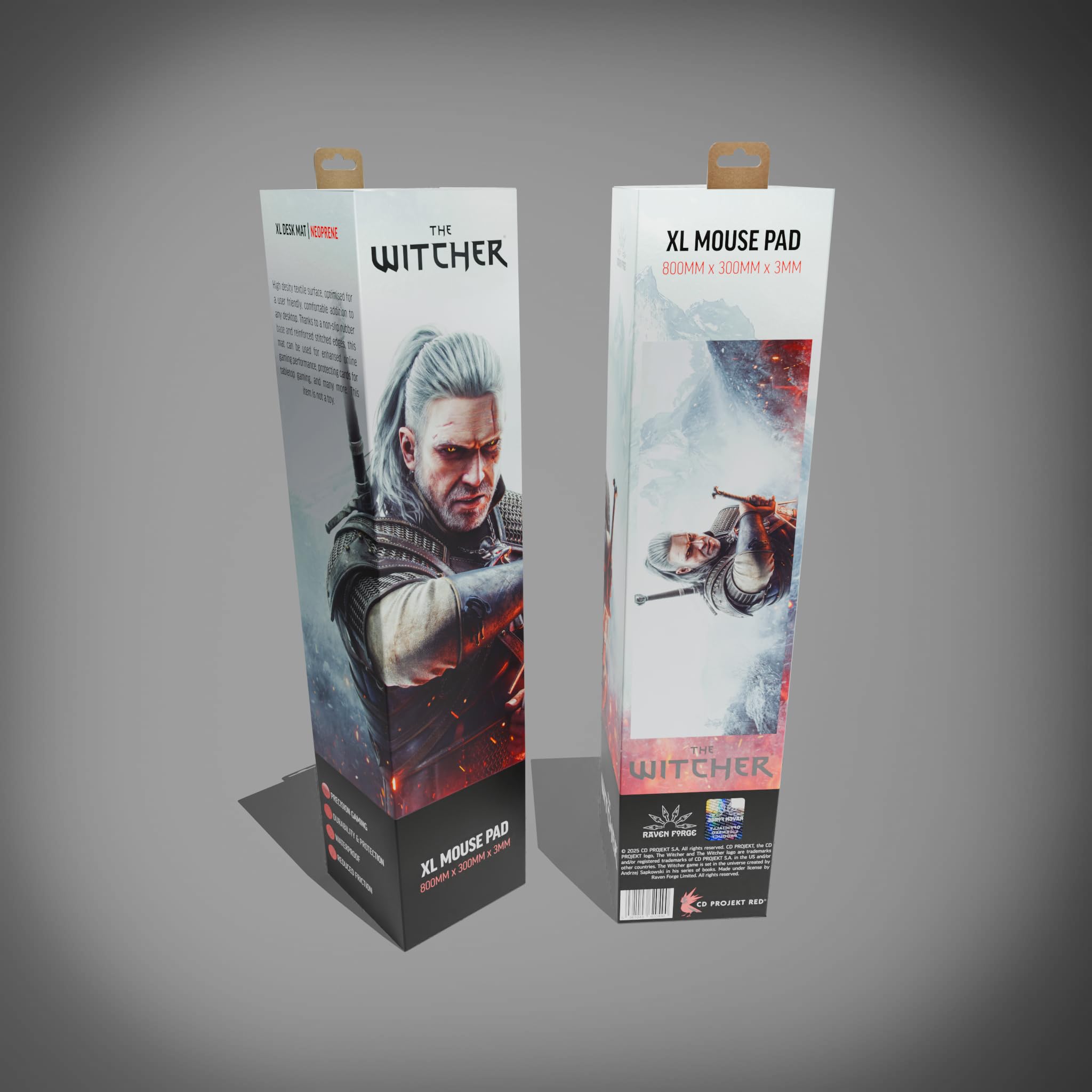 Mouse Pad Gamer The Witcher Geralt e Ciri Império da Impressão Mouse Pad Gamer The Witcher Geralt e Ciri Império da Impressão