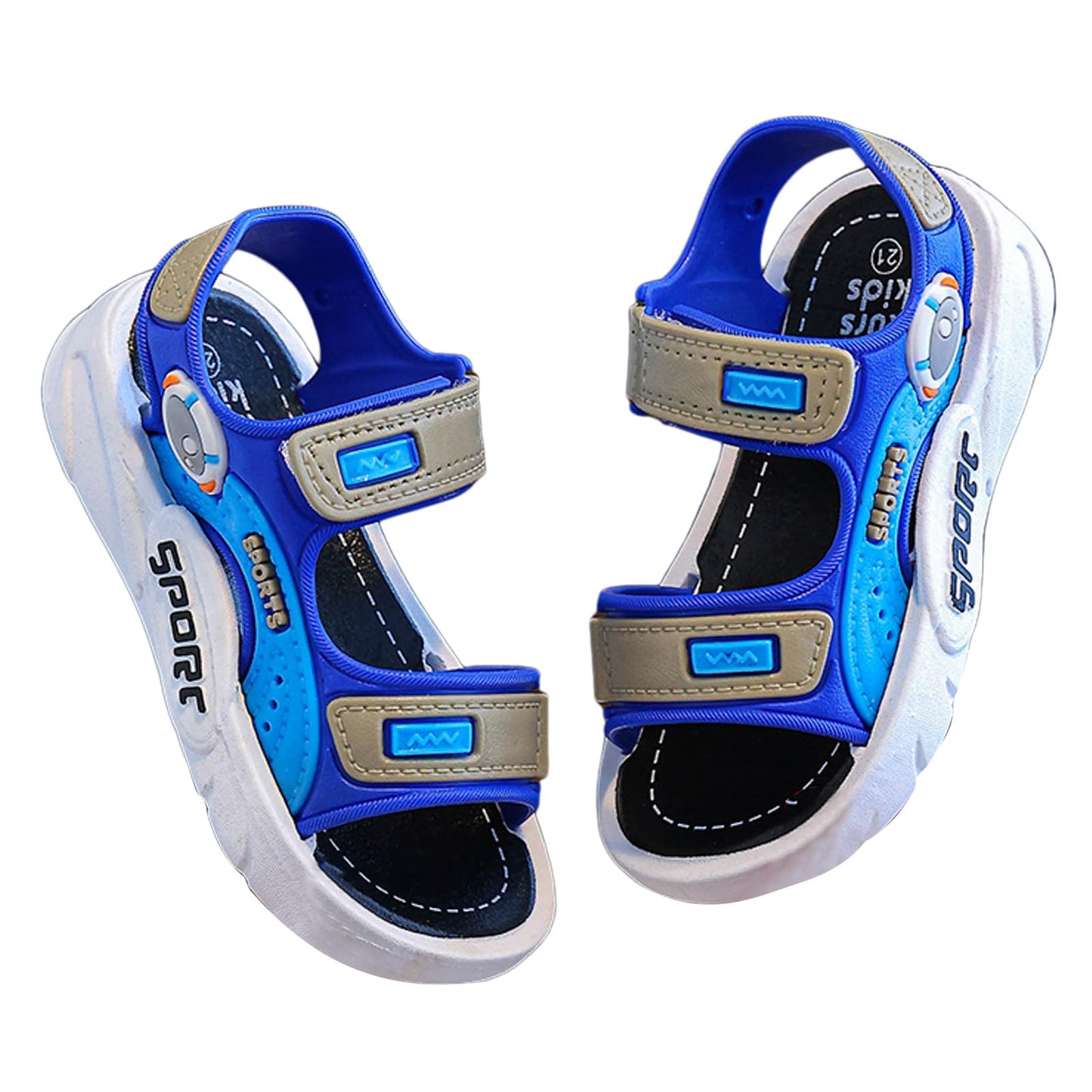 Generico Sandali Sportivi Scarpe Bambino Sandali Mare E Piscina Con Regolazione Confortevoli,leggeri Traspiranti,flessibili