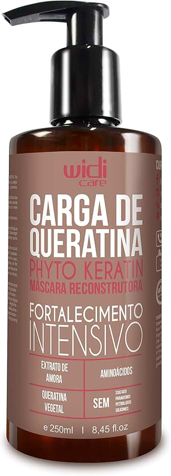 Widi Care Máscara de Tratamento Reconstrutora Phyto Keratin Carga de Queratina 250ml