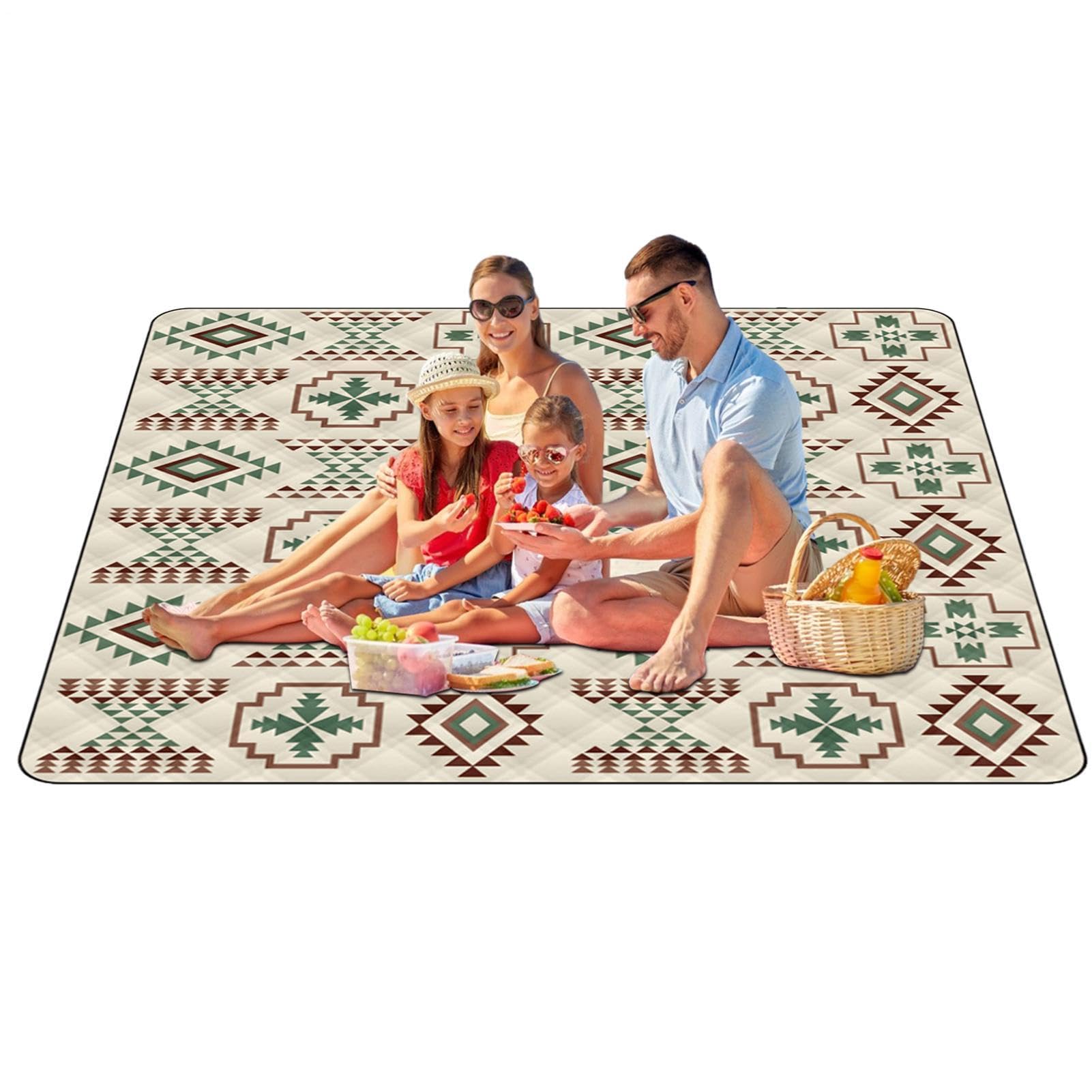 Générique Stuoia da Spiaggia Impermeabile Leggero Portatile da Campeggio | Coperta da campeggio impermeabile per prato, parco, sport, yoga, festival,