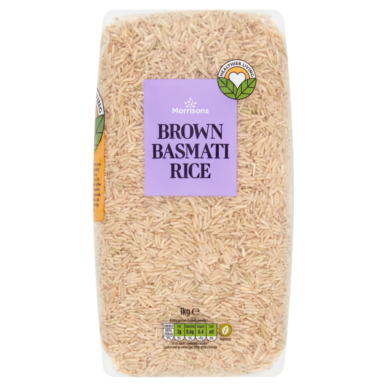 Morrisons Brown Basmati Rice, 1kg