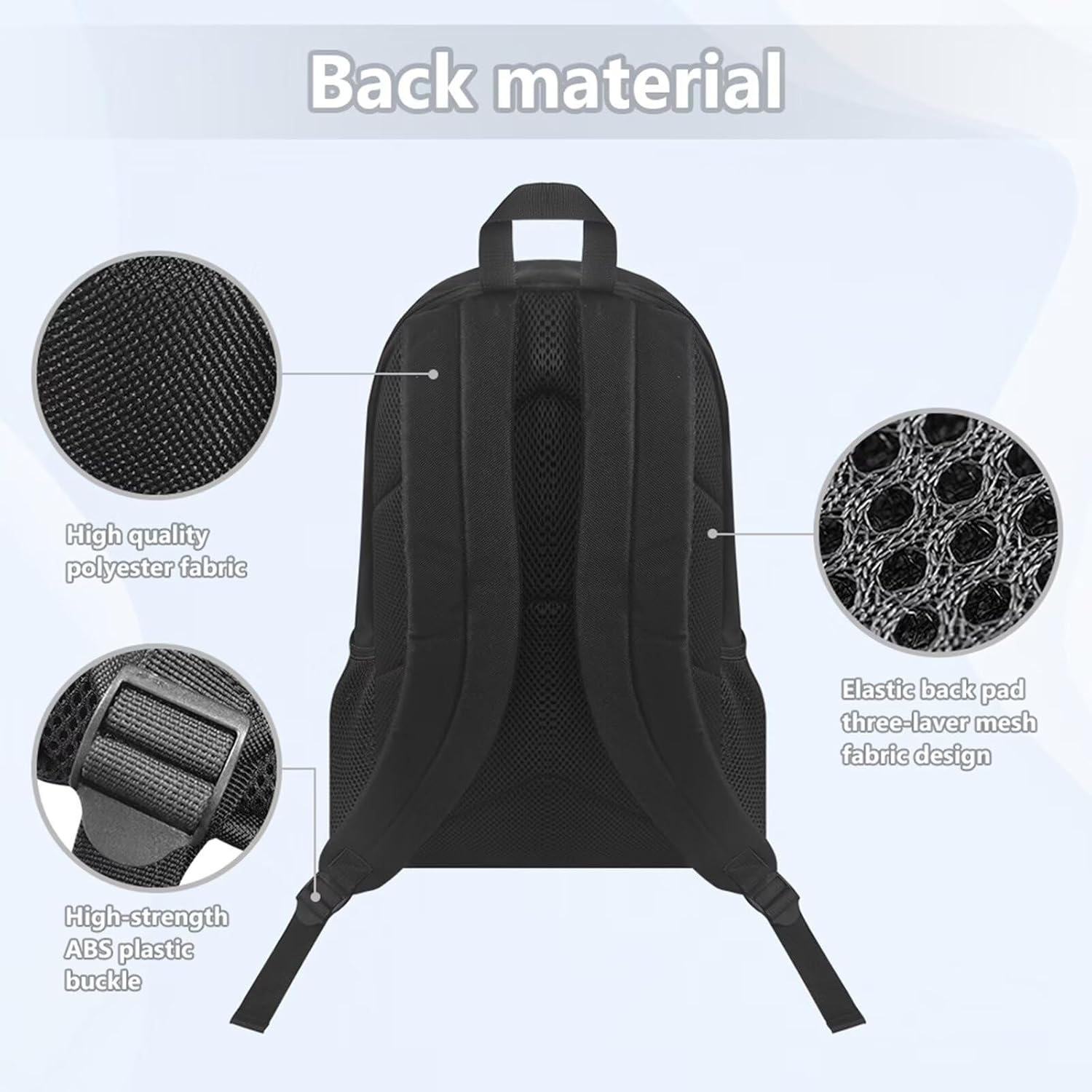 Kids School Backpack Set with Lunch Box & Pencil Case, Lightweight 16.9 Inch Backpack, Tote Bag with Shoulder Strap, Suitable for Elementary, Middle School, Purple Butterfly Flower Print