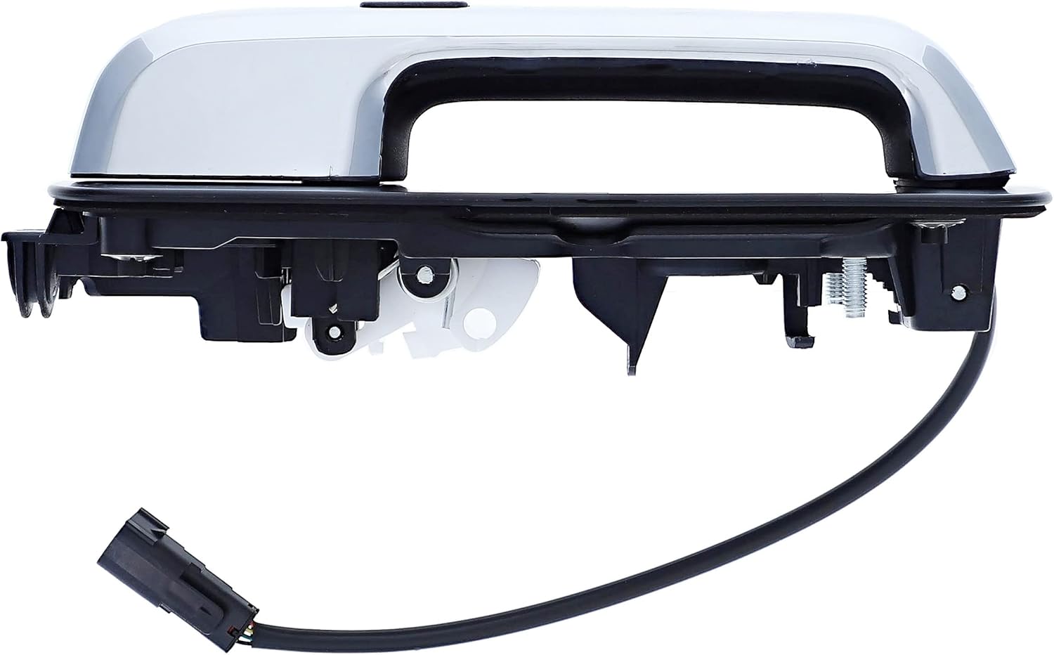 Dorman 97942 Front Passenger Side Exterior Door Handle Compatible with Select Ford Models, Black and Chrome