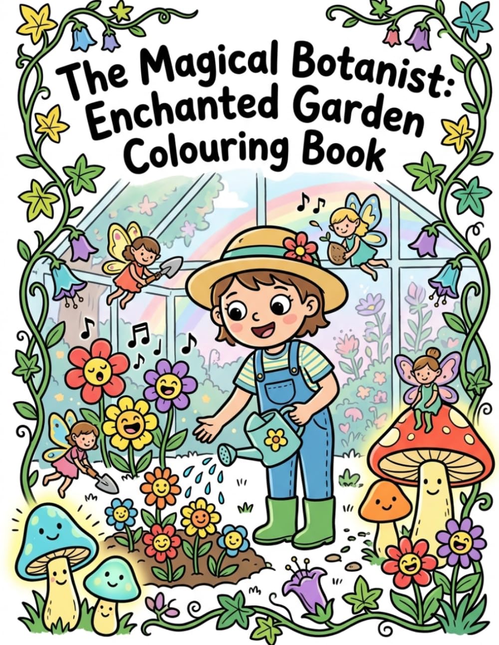 The Magical Botanist: Enchanted Garden Colouring Book