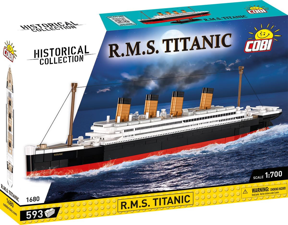 Amazon.com: COBI Historical Collection R.M.S. Titanic 1:700 Scale