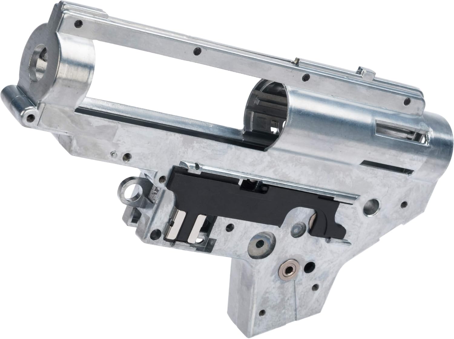 Evike - APS Silver Edge 8mm Ver.2 AEG Airsoft Gearbox Airsoft Shell (Type: Ambidextrous)