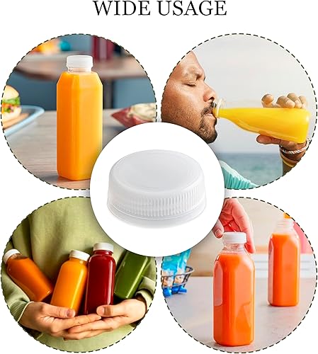 Miniatura 5 de Tapas de botella negras de 1.5 pulgadas, tapa para tornillo de botella, tapa de 1.496 in, tapas de botellas de plástico, tapas de botellas de jugo,