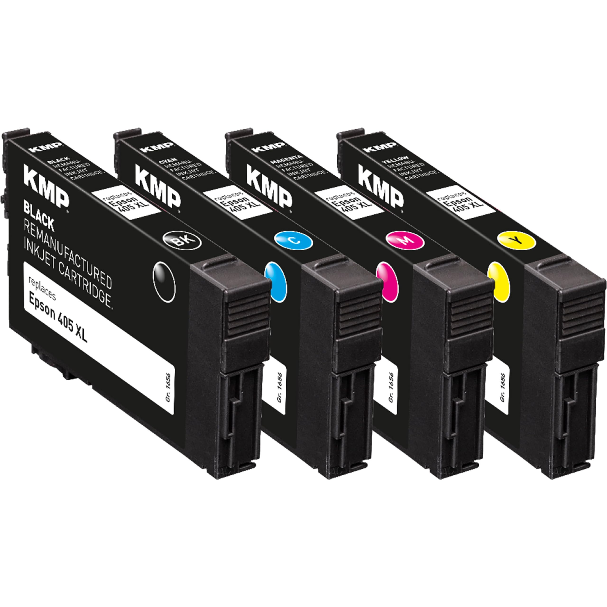 KMP Tintenpatrone passend für Epson 405XL (C13T05H64010) Multipack - 16564005 - für Epson Workforce Pro WF-3825 DWF, WF-4825 DWF, WF-7835 DTWf... etc.