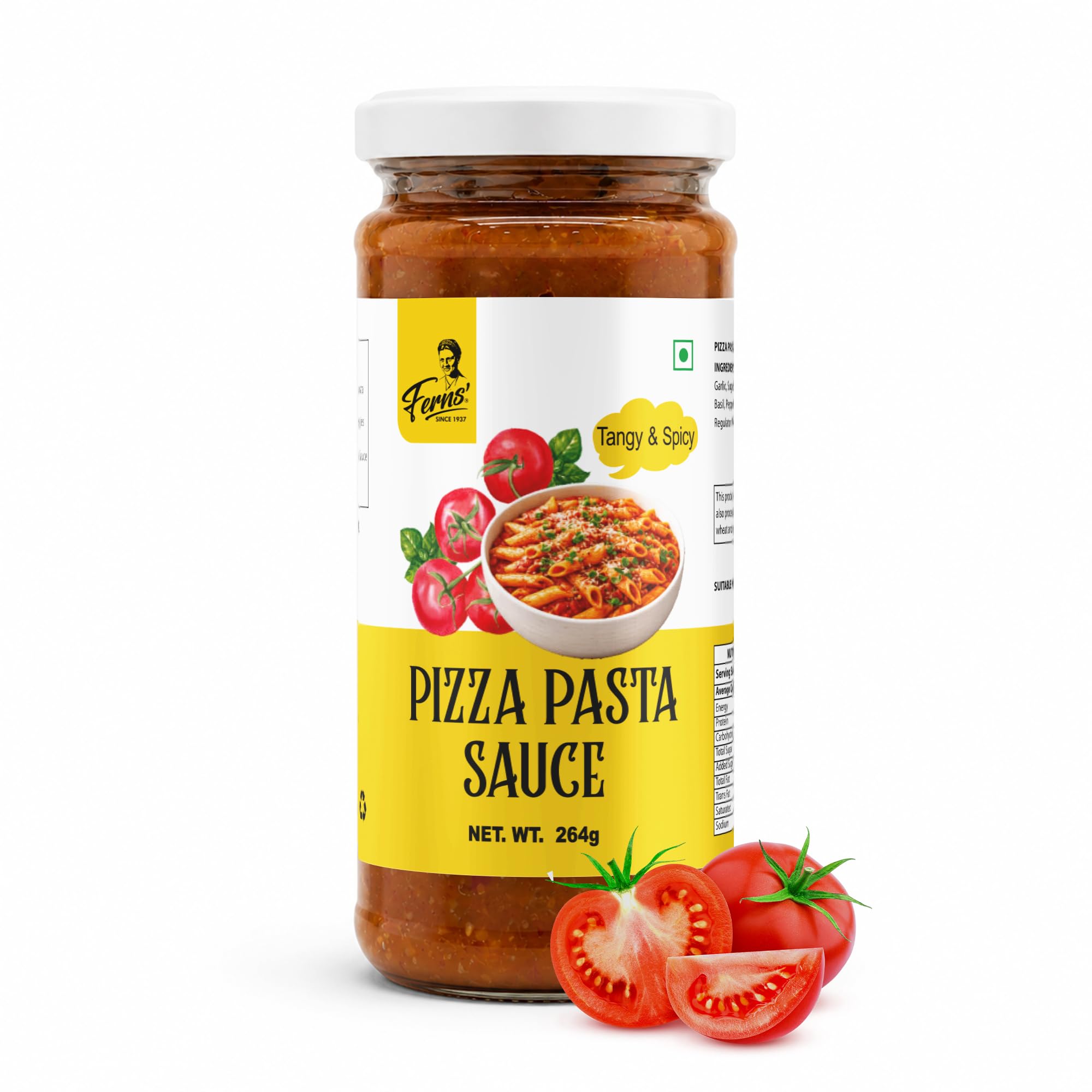 FERNS' Pizza Pasta Sauce 264g | Ready to Use Italian Red Sauce for