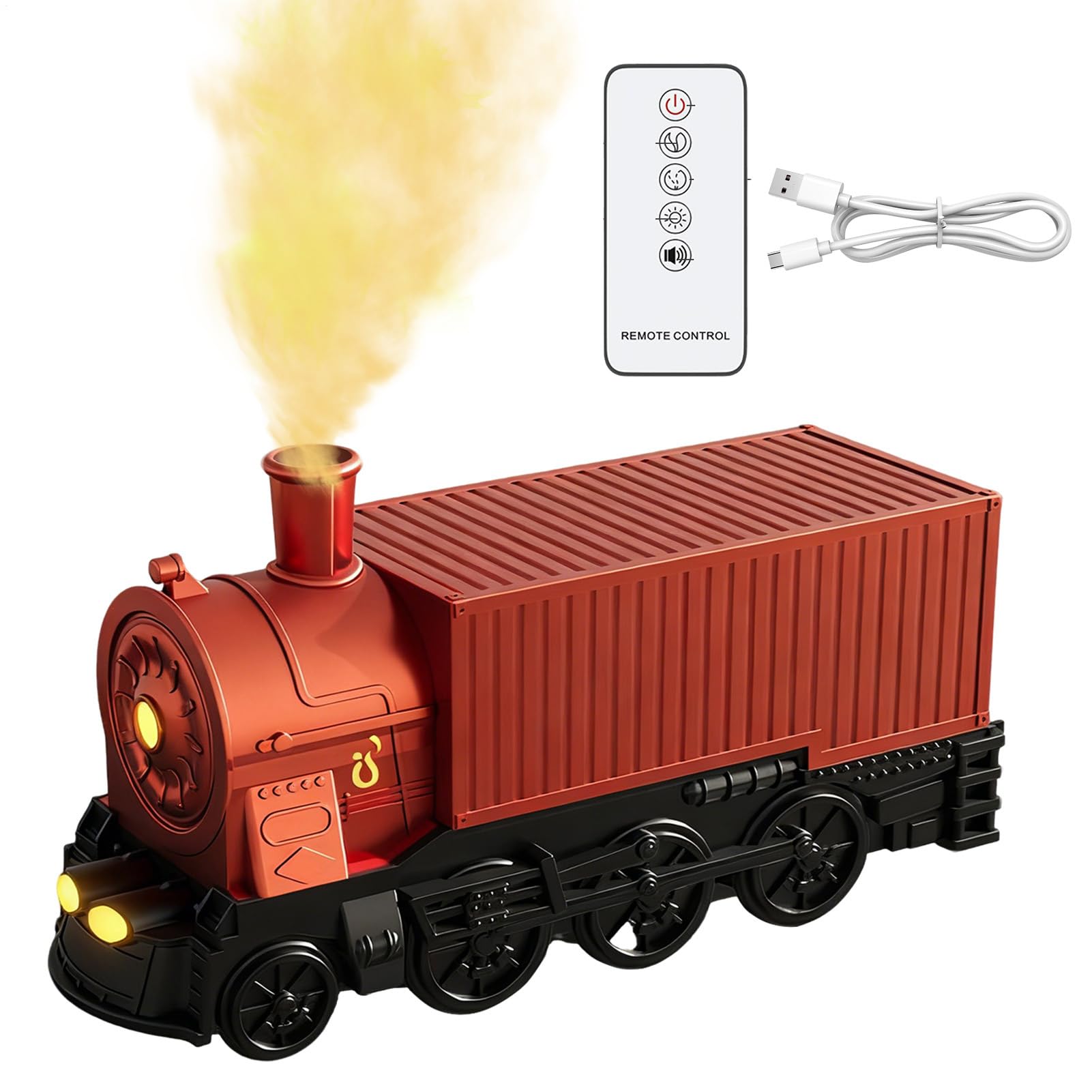 Humidificateur de lumière LED 7 couleurs, idée cadeau pour studio
