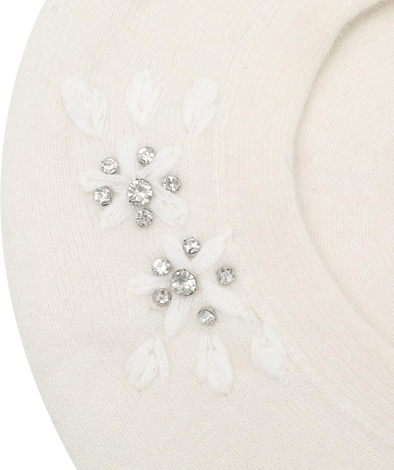 ZLYC Womens French Beret hat, Reversible Solid Color Mosaic Warm Beret Cap for Girls - Image 6