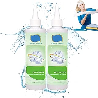 Homezo Fabric Rust Remover,250ml Fabric Rust Stain Remover, Rust Stain Remover Clothes,Multi-Functional Fabric Rust Stain for Various Clothes Fabrics (2Pcs)