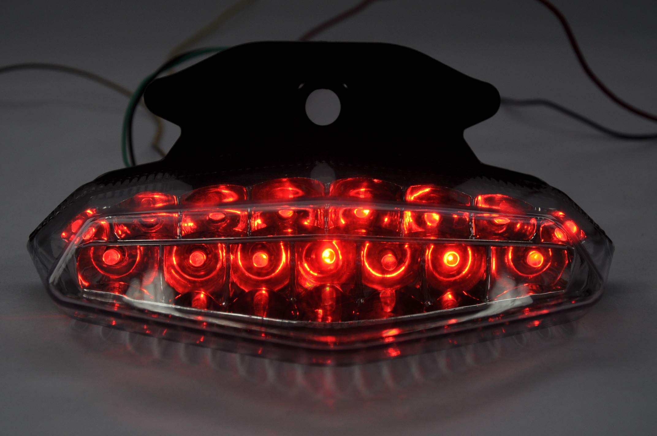 Fanale Posteriore Fanale Posteriore a LED + Indicatori Di Direzione Fit Ducati 2008-2009 Hypermotard 1100 / 1100S (grigio)