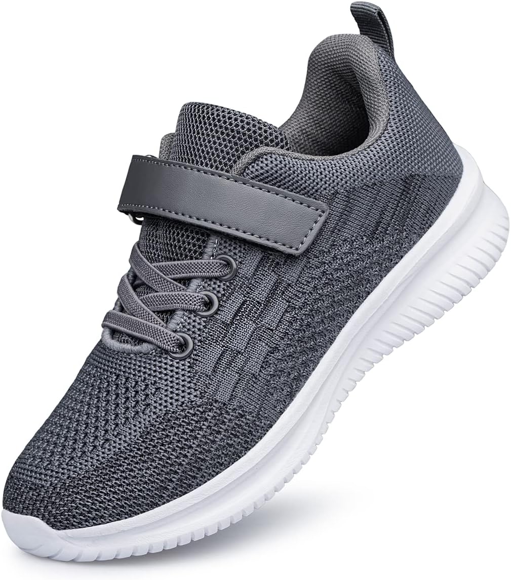 Boys Girls Sneakers Kids Shoes Unisex Lightweight Breathable Athletic Running Tennis Fitness Shoes for Toddler/Little Kid/Big Kid