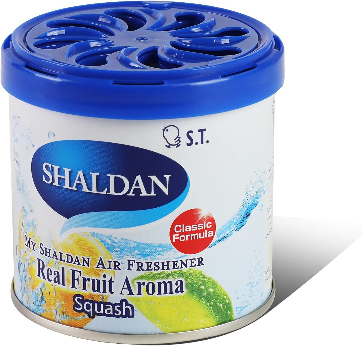 My Shaldan Japanese Room/Car Limonene Gel Natural Air Freshener, Cans, Blue Squash Scent, 80g