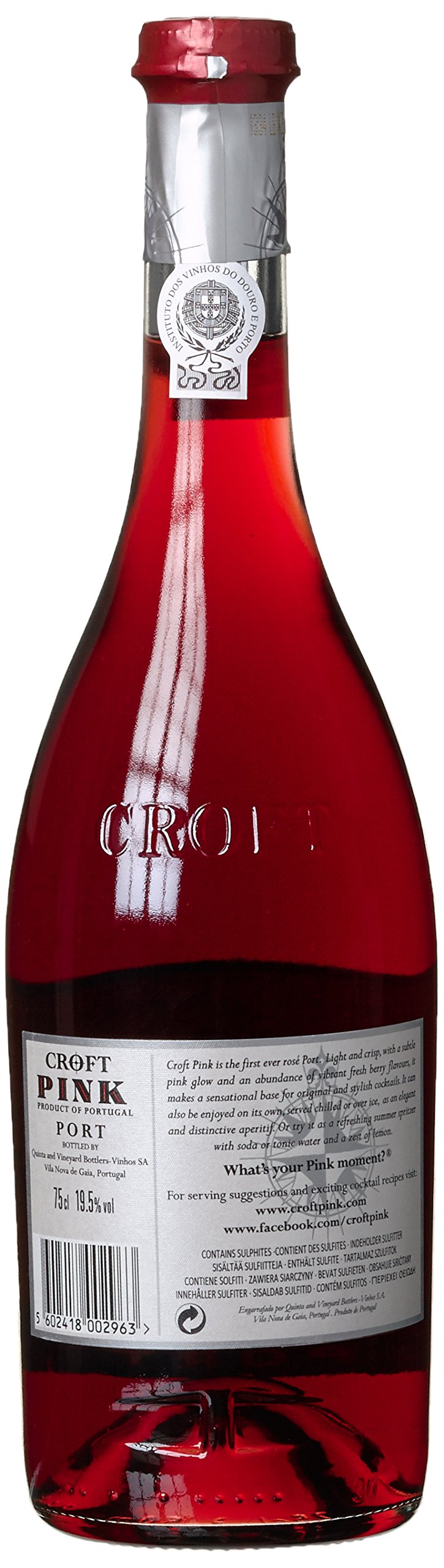 Croft Pink Port, rosé, 3er Pack (3 x 750 ml)