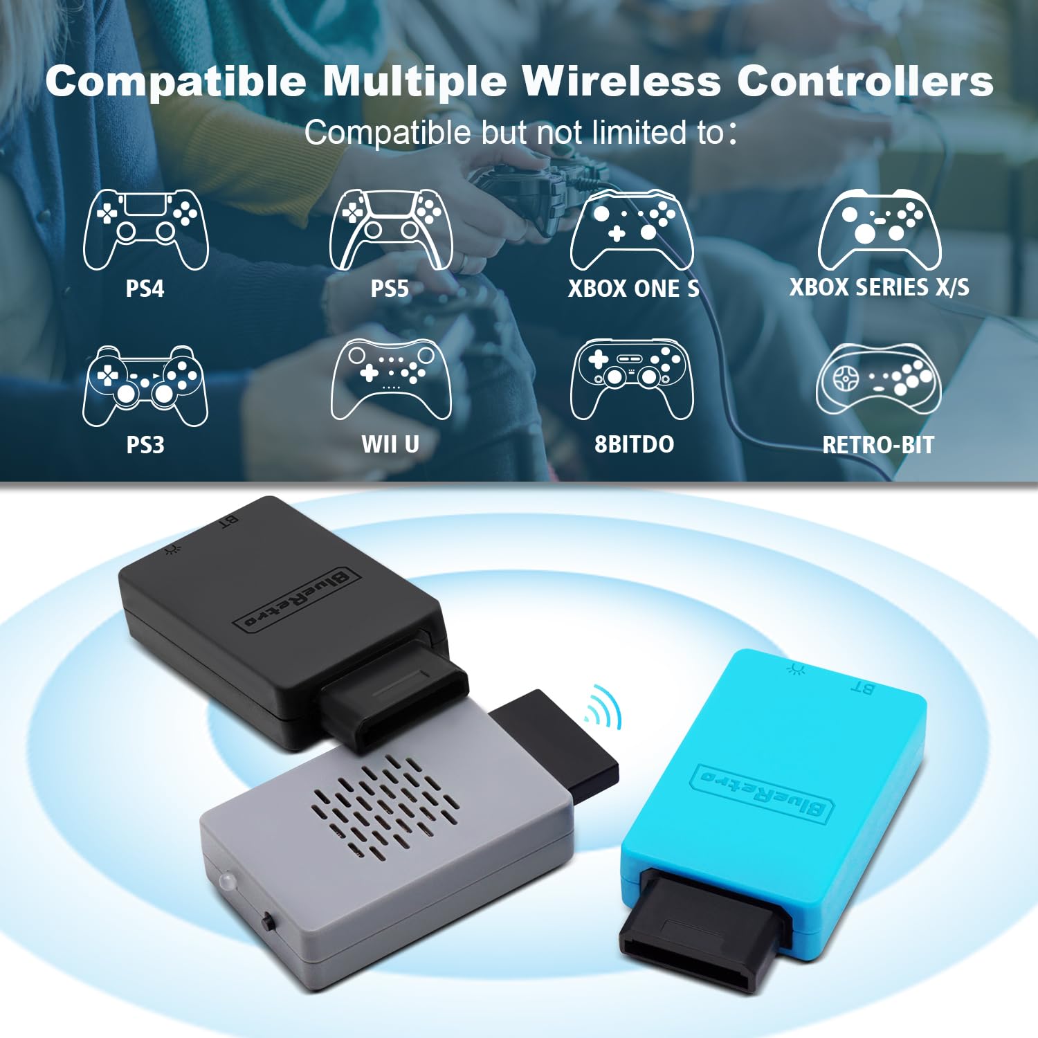 Amazon.com: BlueRetro SEGA Saturn Wireless Controller Adapter