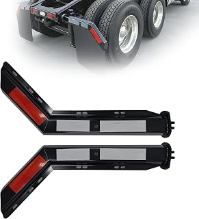 1 1/8" Angled Mud Flap Hangers for Semi Trucks Mud Flap Hangers Mudflap Hangers for Semi Truck Mud Flaps Brackets Splash Guard Mudguard Holder Mount