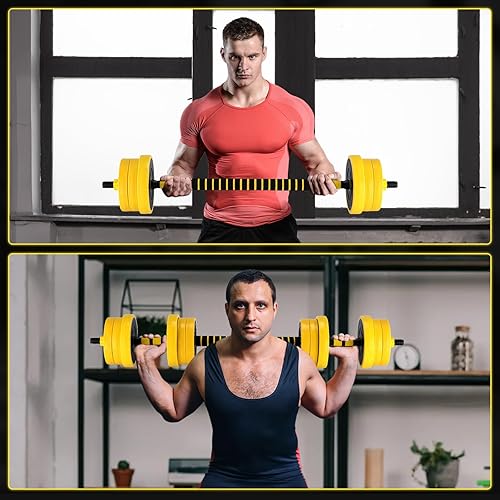 Miniatura 9 de Juego de mancuernas ajustables de 33 libras44 libras