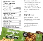 HoneyBar Snack Bars, Trail Mix, 15 x 40g bar (Case Pack)