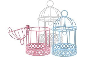 ARTIBETTER Decorative Wall Bird Cage Set