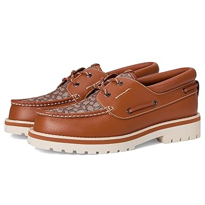 COACH Benson Micro Signature Boat Shoe Men