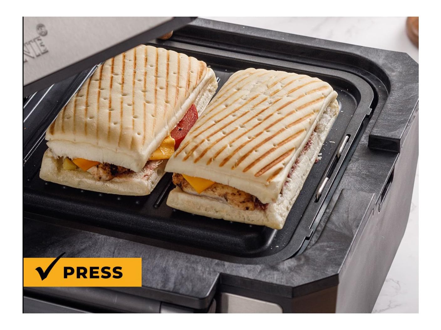 Foodgenie Gourmax Pro One Dispositivo de cocina - Horno todo en uno, parrilla sin humo, freidora de aire, plancha, cocina y más, 16 funciones preestablecidas, control inteligente de temperatura, doble 6